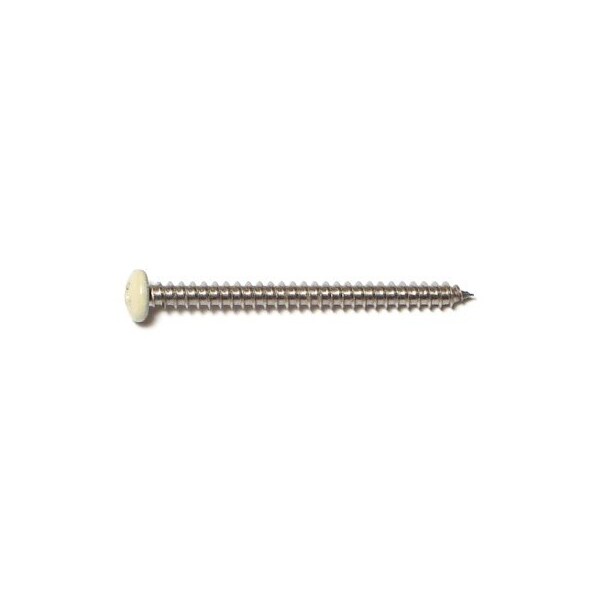 Midwest Fastener Sheet Metal Screw, #8 x 2 in, 18-8 Stainless Steel Pan Head Phillips Drive, 20 PK 68184 - main